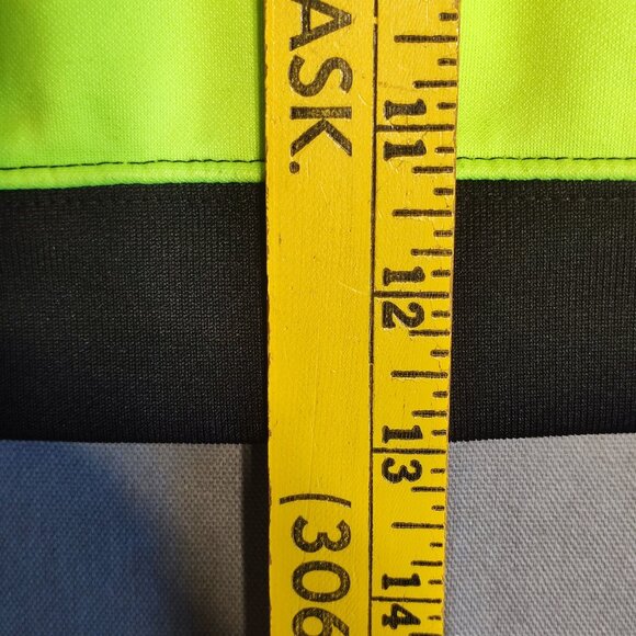 Nike Dri-fit full zip hoodie unisex kids size 24M black and neon green - Picture 10 of 10